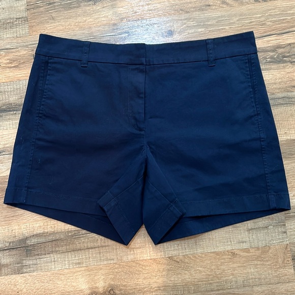 J. Crew Pants - JCREW WOMENS CHICO CARGO SHORT NAVY SLIT POCKETS Sz 12